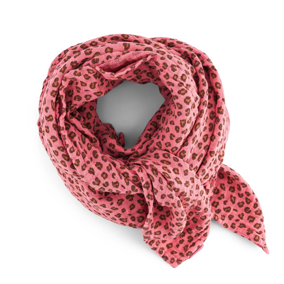 Rose in April Schal BIANCA – Mini Leopard Pink
