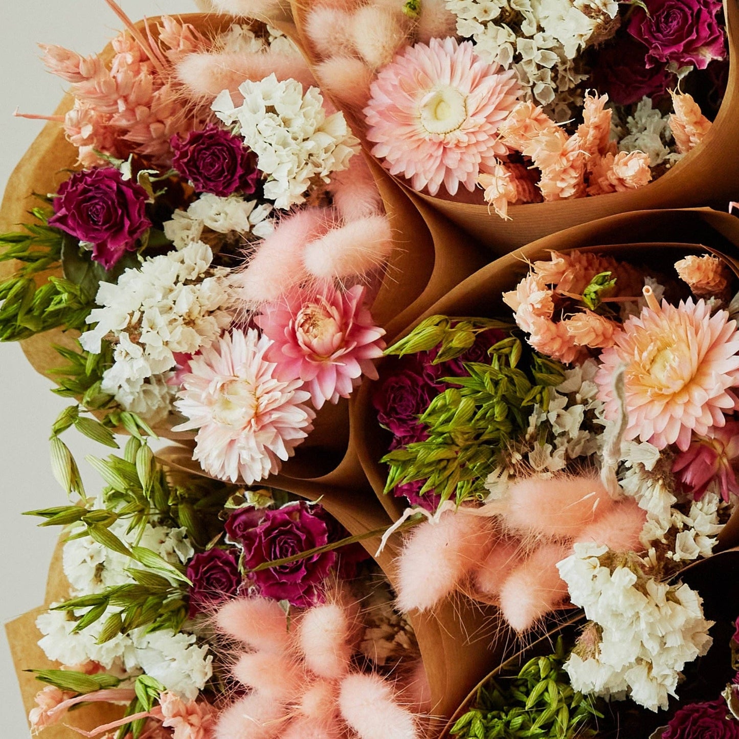 Trockenblumenstrauß Pink Joy – 50 cm