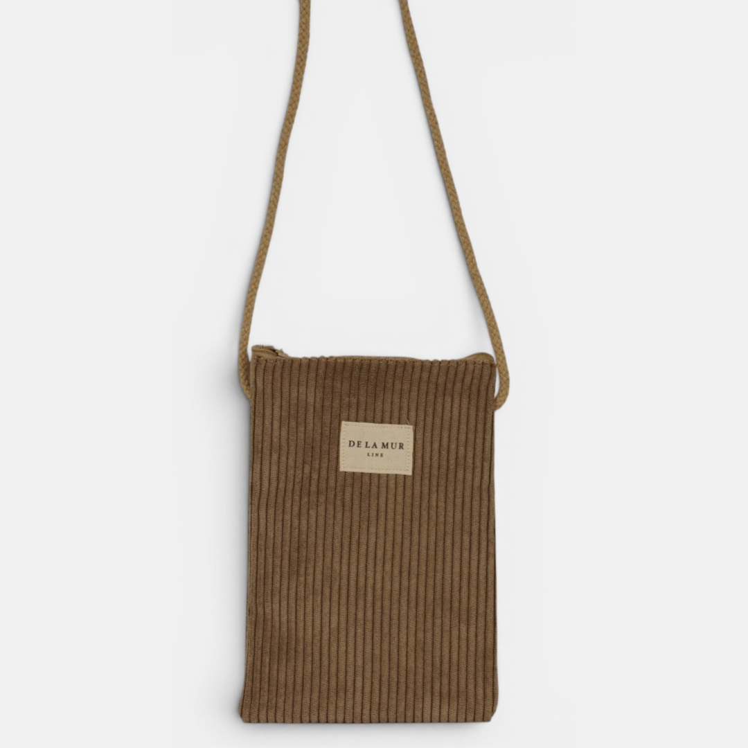 La Mur Line Handytasche Toast – Cord Braun
