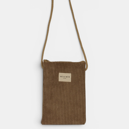 La Mur Line Handytasche Toast – Cord Braun