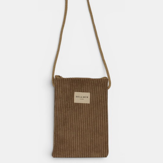 La Mur Line Handytasche Toast – Cord Braun