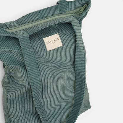 La Mur Line Tote Bag Jade – Cord Jadegrün