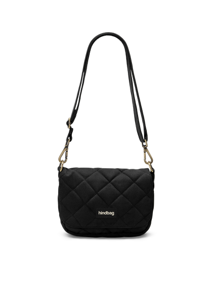 Hindbag Margault – Gesteppte Handtasche in Schwarz