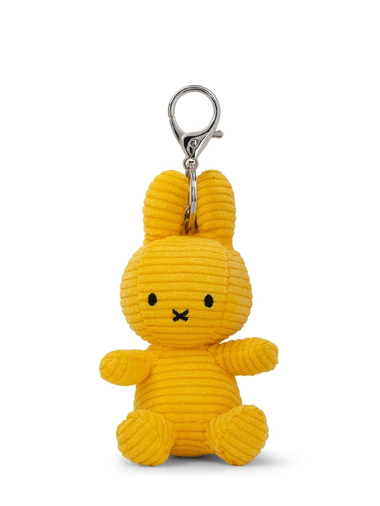 Miffy ECO Corduroy Schlüsselanhänger – Gelb, 10 cm