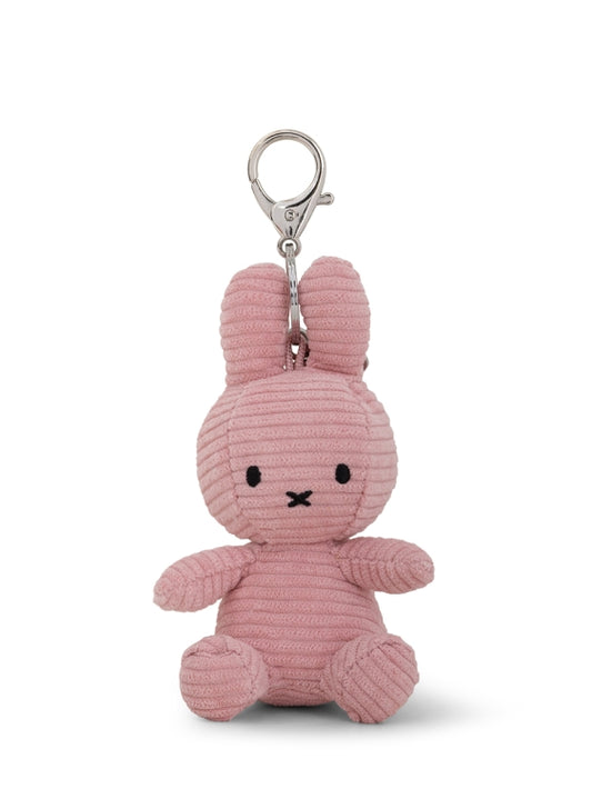 Miffy ECO Corduroy Schlüsselanhänger – Pink, 10 cm
