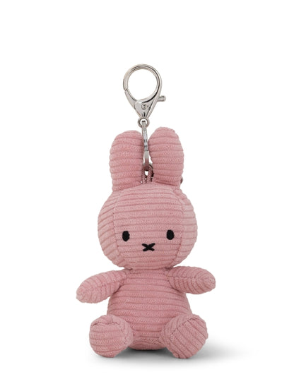 Miffy ECO Corduroy Schlüsselanhänger – Pink, 10 cm