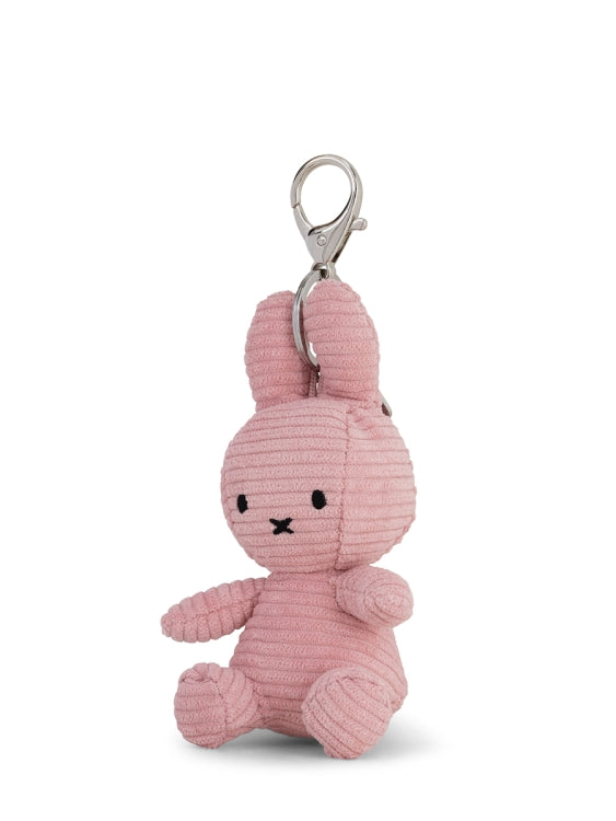 Miffy ECO Corduroy Schlüsselanhänger – Pink, 10 cm