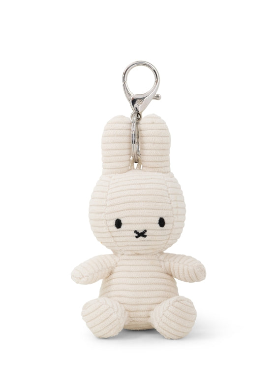 Miffy ECO Corduroy Schlüsselanhänger – Offwhite, 10 cm
