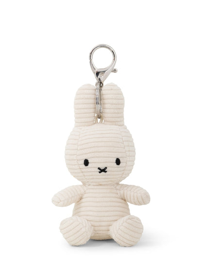 Miffy ECO Corduroy Schlüsselanhänger – Offwhite, 10 cm