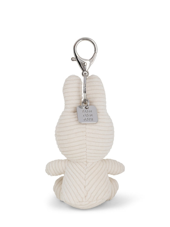Miffy ECO Corduroy Schlüsselanhänger – Offwhite, 10 cm