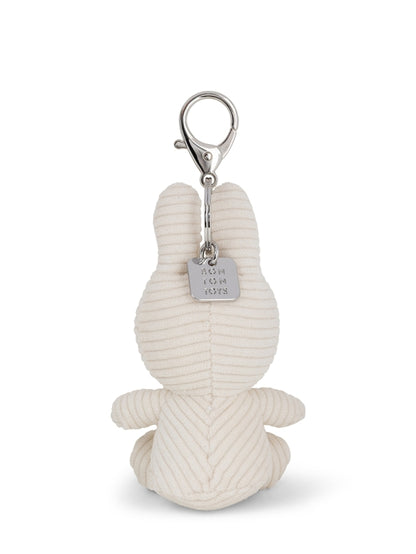Miffy ECO Corduroy Schlüsselanhänger – Offwhite, 10 cm