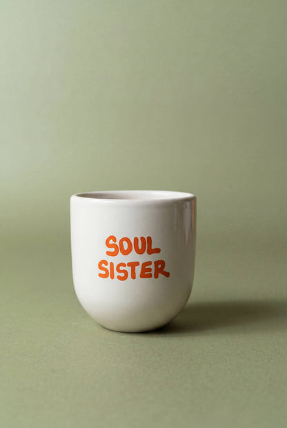SISI Cup – Soul Sister | Weiß & Orange