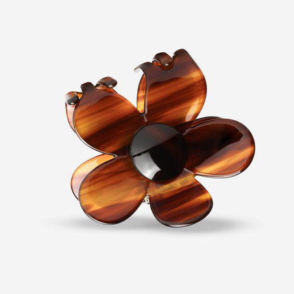 SASSTIE Bloom Haarklammer - FALL BROWN