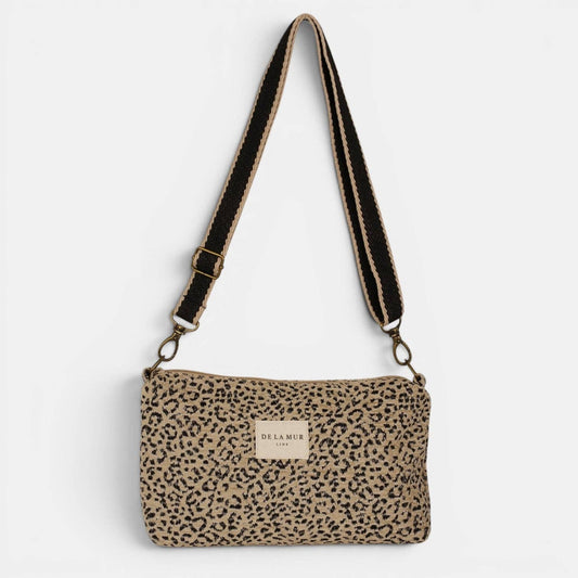 De La Mur Line Clutch KOTO – Leo Beige/Schwarz