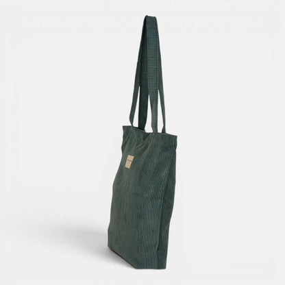 La Mur Line Tote Bag Jade – Cord Jadegrün