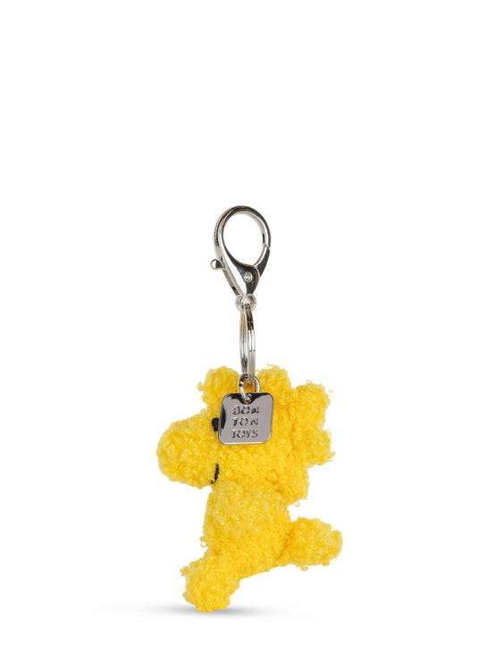 Bon Ton Toys Peanuts Woodstock ECO Schlüsselanhänger – Tiny Teddy Gelb, 7 cm