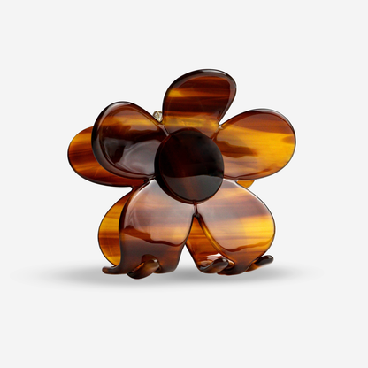 SASSTIE Bloom Haarklammer - FALL BROWN