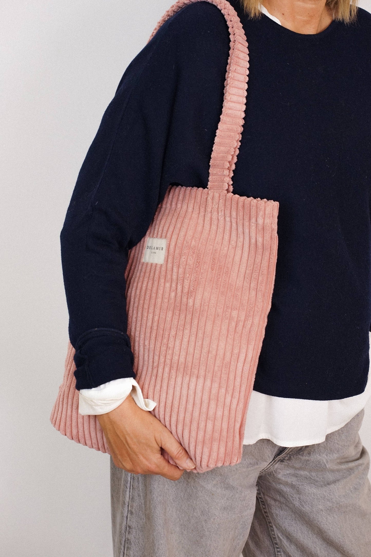 La Mur Line Tote Bag Crepe – Cord Altrosa