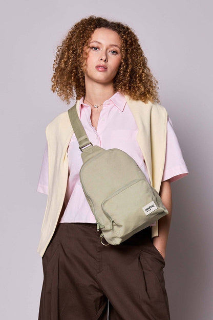Hindbag Felix Sling Bag – Lehmgrün