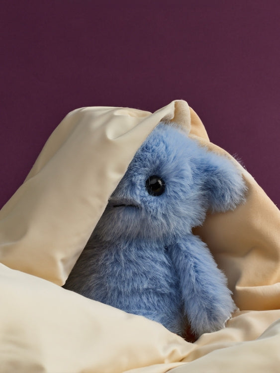 Bon Ton Toys Bluemoo ECO Kuscheltier – Sky Blue, 23 cm