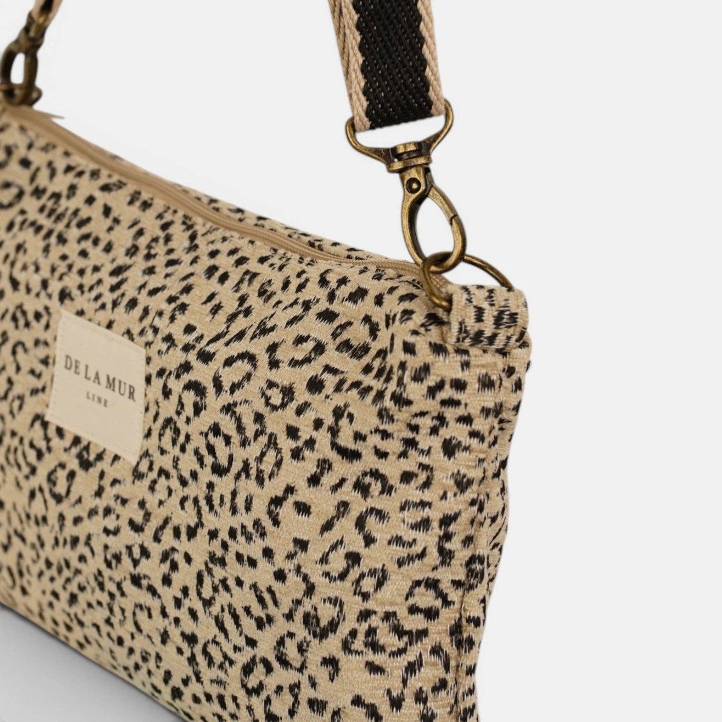 De La Mur Line Clutch KOTO – Leo Beige/Schwarz