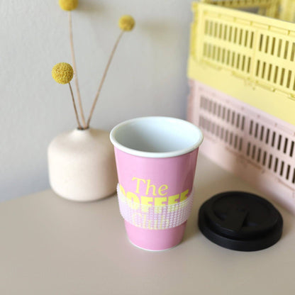 Coffee-to-go-Becher The Coffee Club – Rosa