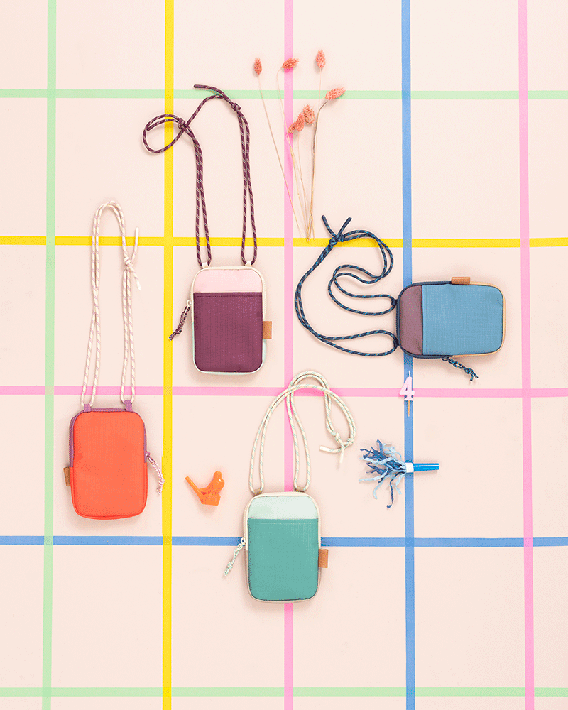 Fresk Mini Crossbody-Tasche Blue Shadow