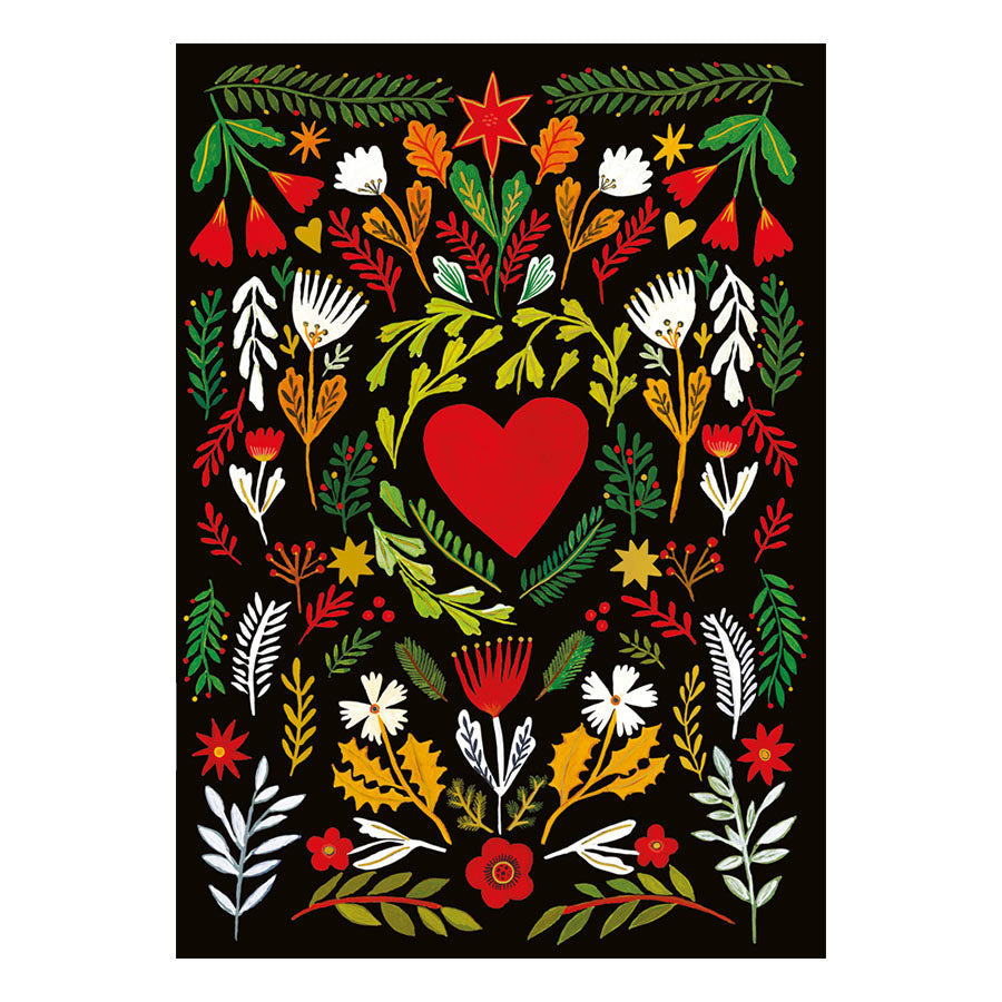 Cartes d’Art Notizbuch A5 – Heart Folk
