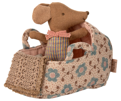 Maileg Tragetasche für Babymaus – Rosa