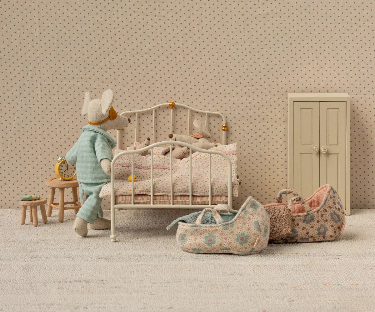 Maileg Vintage Bett für Mäuse – Creme