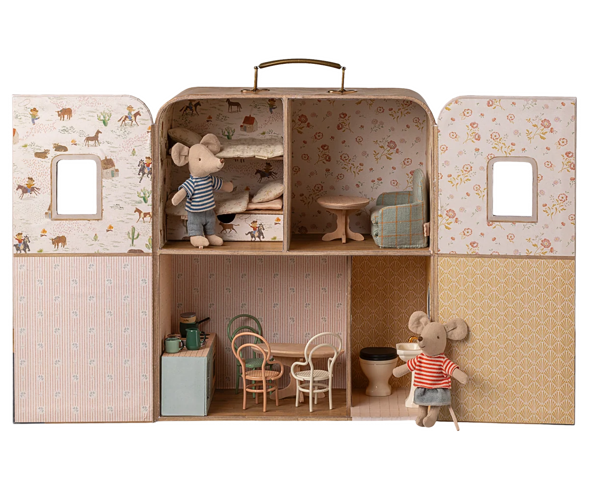 Maileg SuitCasa – Kleine Schwester & Kleiner Bruder Maus