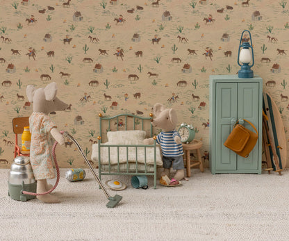 Vintage Einzelbett, Maus - Mint