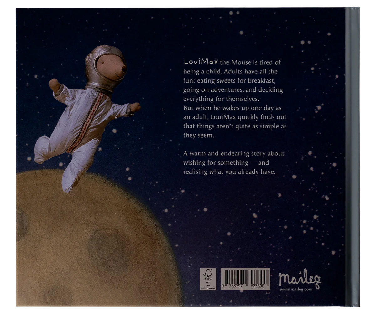 Maileg Kinderbuch LouiMax – Dreams of Being an Adult – Englisch