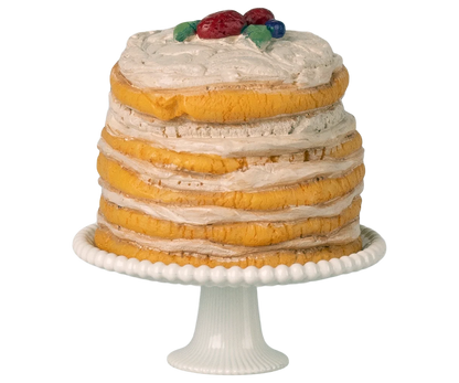Maileg Partykuchen & Kuchenplatte – Maus – Off White