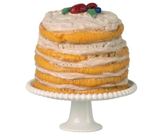 Maileg Partykuchen & Kuchenplatte – Maus – Off White