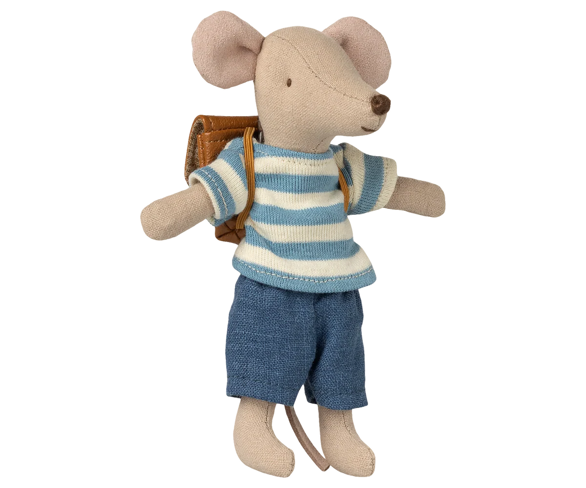 Maileg Kleidung & Tasche – Großer Bruder Maus – Braun