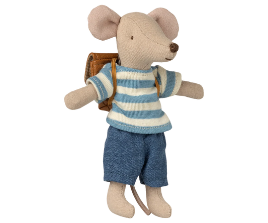 Maileg Kleidung & Tasche – Großer Bruder Maus – Braun