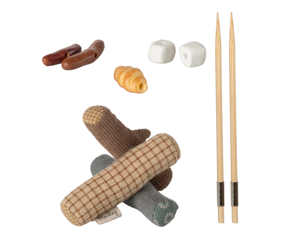 Maileg Lagerfeuer-Set, Maus