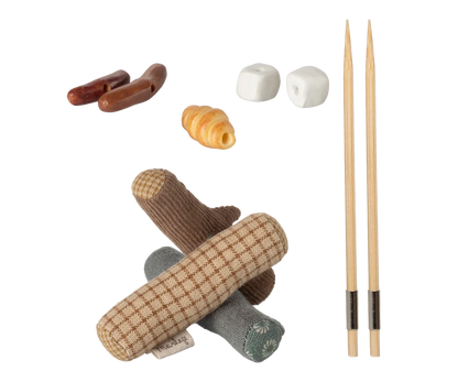 Maileg Lagerfeuer-Set, Maus