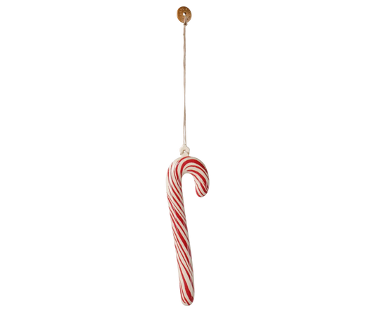 Maileg Weihnachtsanhänger Zuckerstange aus Metall – Streifen