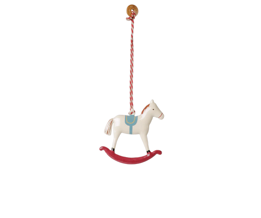 Maileg Metallornament Schaukelpferd – Rot