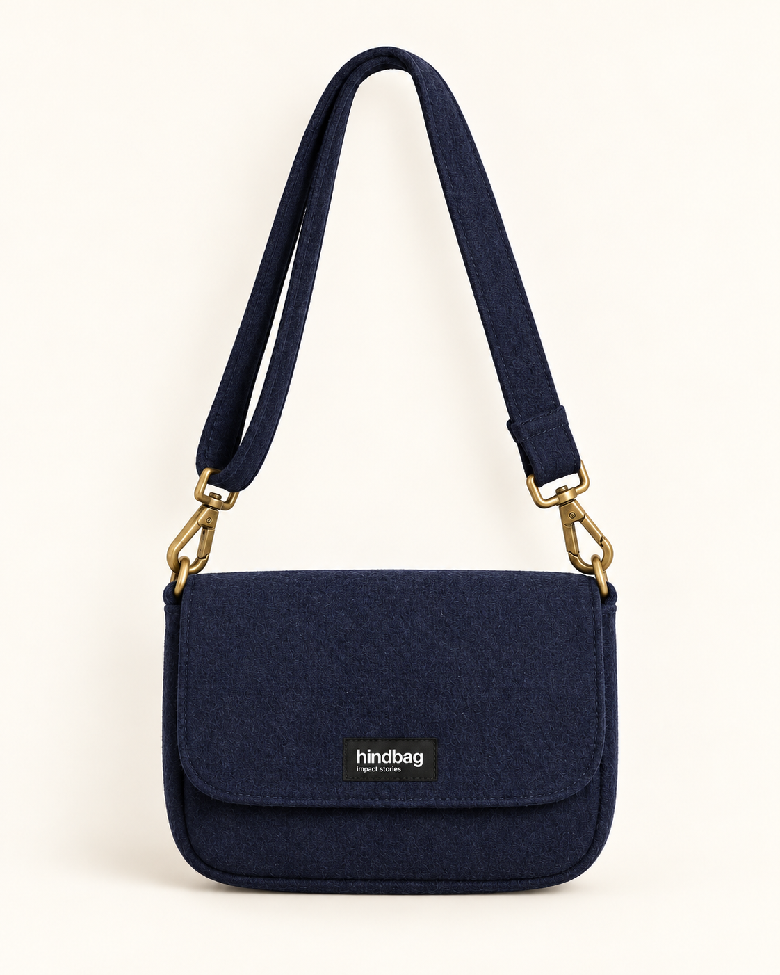 Hindbag Margault Wolle – Navy