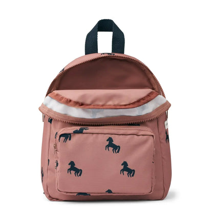 LIEWOOD Allan Kinderrucksack – Horses / Dark Rosetta