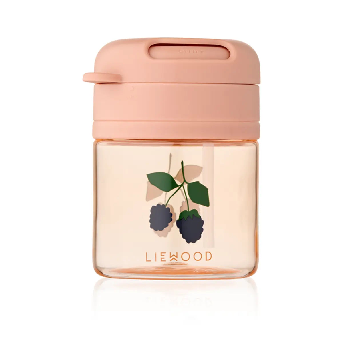 LIEWOOD Pavia Trinkbecher mit Strohhalm – Berry / Pale Tuscany