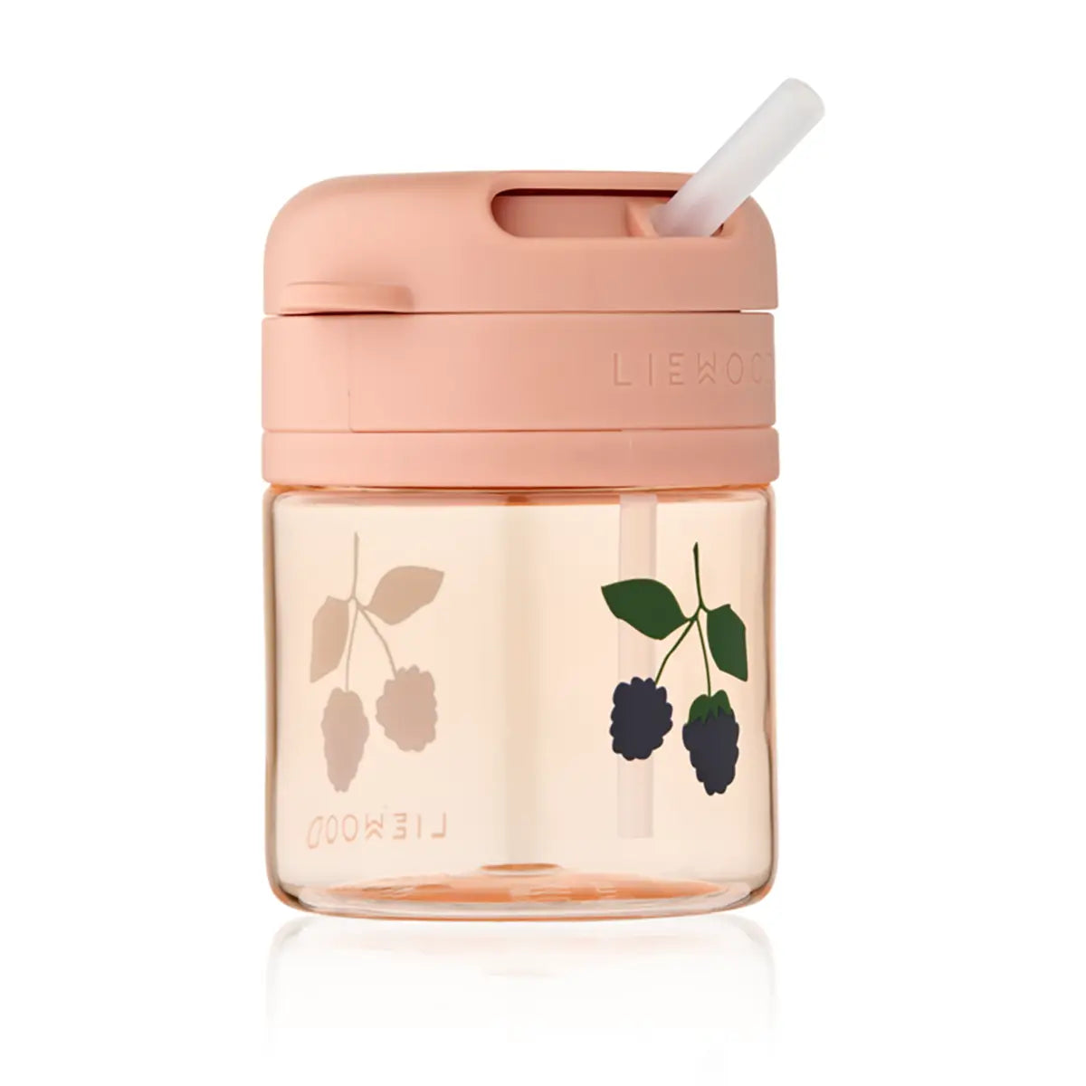 LIEWOOD Pavia Trinkbecher mit Strohhalm – Berry / Pale Tuscany