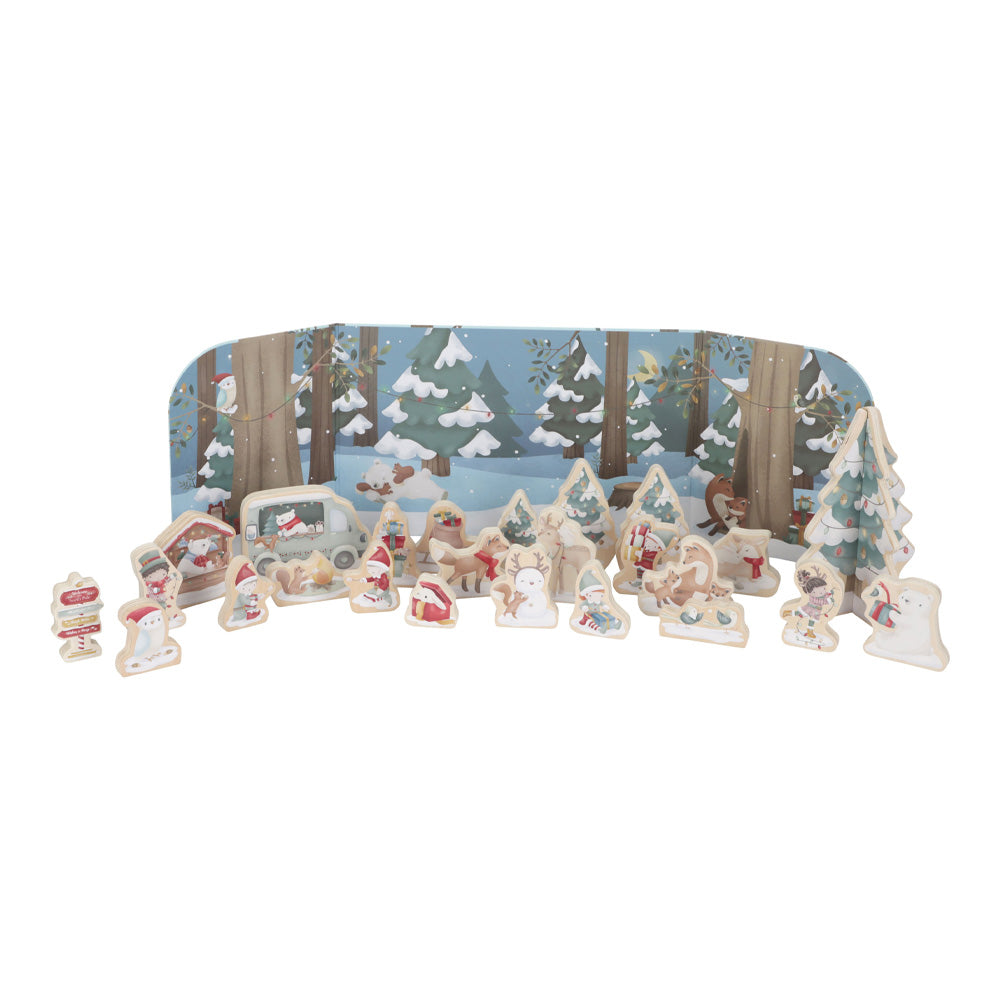 Little Dutch Adventskalender mit Holzfiguren – Christmas Gift Box