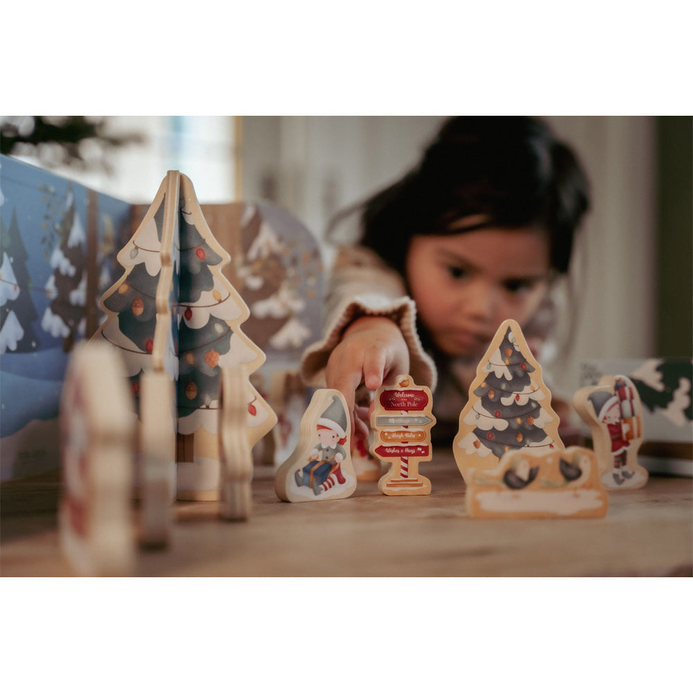 Little Dutch Adventskalender mit Holzfiguren – Christmas Gift Box