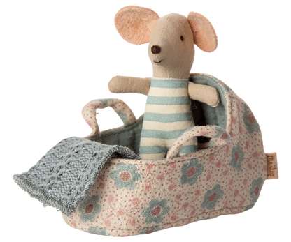 Tragetasche, Babymaus - Blau