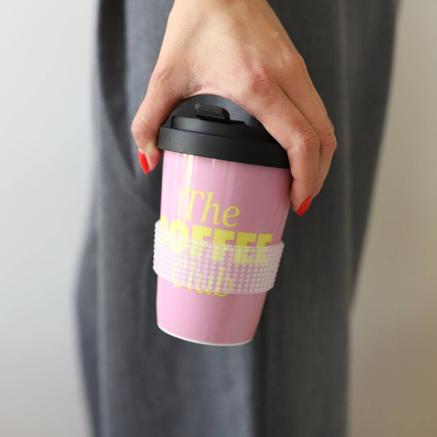 Coffee-to-go-Becher The Coffee Club – Rosa