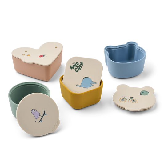 LIEWOOD Toto Snackboxen – 4er-Set